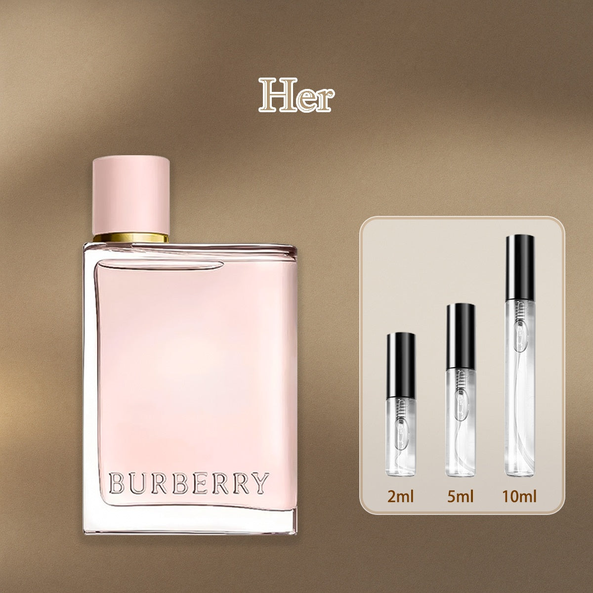 【ของแท้✓ติดทนนาน】 Her EDP 2ml / 5ml / 10ml น้ําหอมผู้หญิง น้ำหอมพกพา พร้อมส่ง ตัวอย่างน้ำหอมแบรนด์