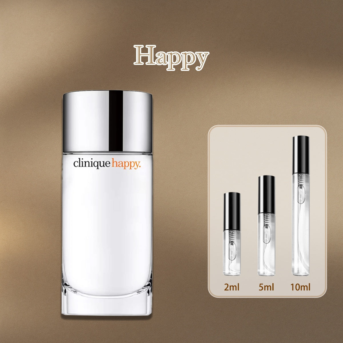 【ของแท้✓ติดทนนาน】 Clinique Happy EDT 2ml / 5ml / 10ml น้ําหอมผู้หญิง น้ำหอมมินิ กลิ่นติดทนนาน น้ำหอมพกพา น้ำหอมยอดนิยม