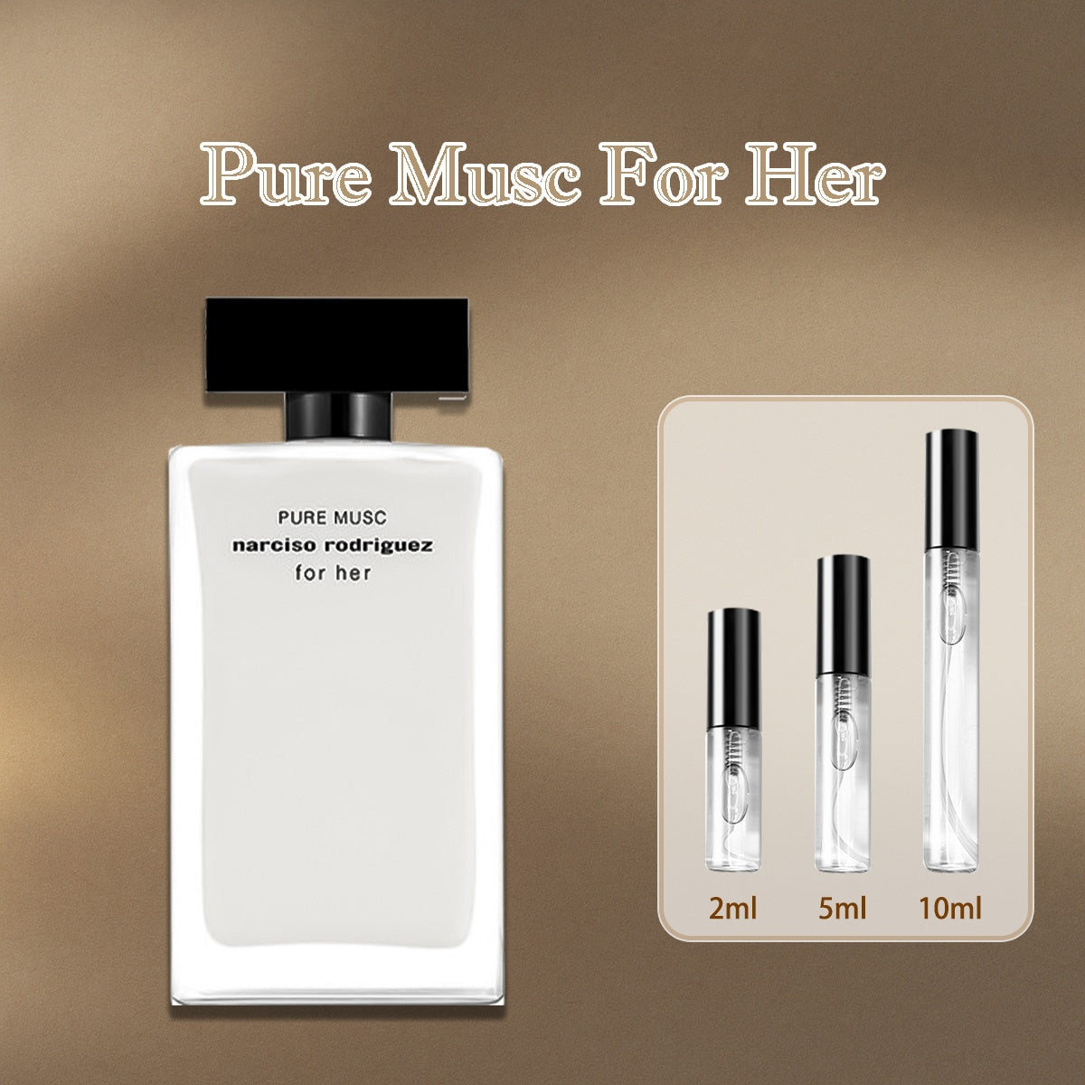 【ของแท้✓จัดส่งรวดเร็ว】 for Her EDP & Fleur Musc for Her 2ml/5ml/10ml น้ําหอมผู้หญิง สินค้าขายดี ขนาดทดลอง น้ำหอมพกพา ติดทนนาน