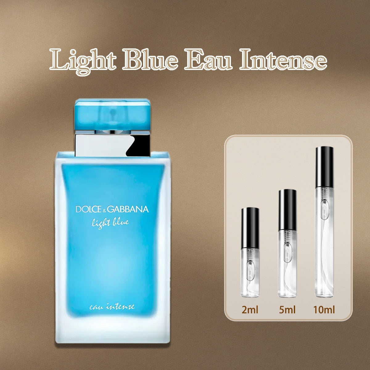 【ของแท้✓จัดส่งรวดเร็ว】Light Blue Eau Intense & Light Blue EDP  น้ําหอมผู้หญิง ติดทนนาน น้ำหอมพกพา น้ำหอมขายดี  น้ําหอมมินิ กลิ่นหอม