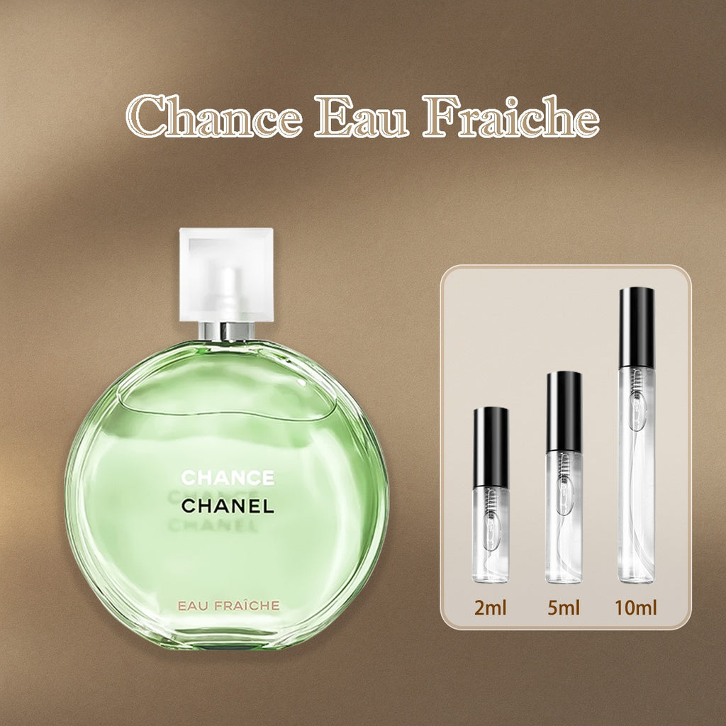 【ของแท้✓จัดส่งรวดเร็ว】Chance Eau Tendre EDP/Chance Eau Fraiche EDT 2ml/5ml/10ml น้ำหอมพกพา น้ําหอมผู้หญิง กลิ่นติดทนนาน