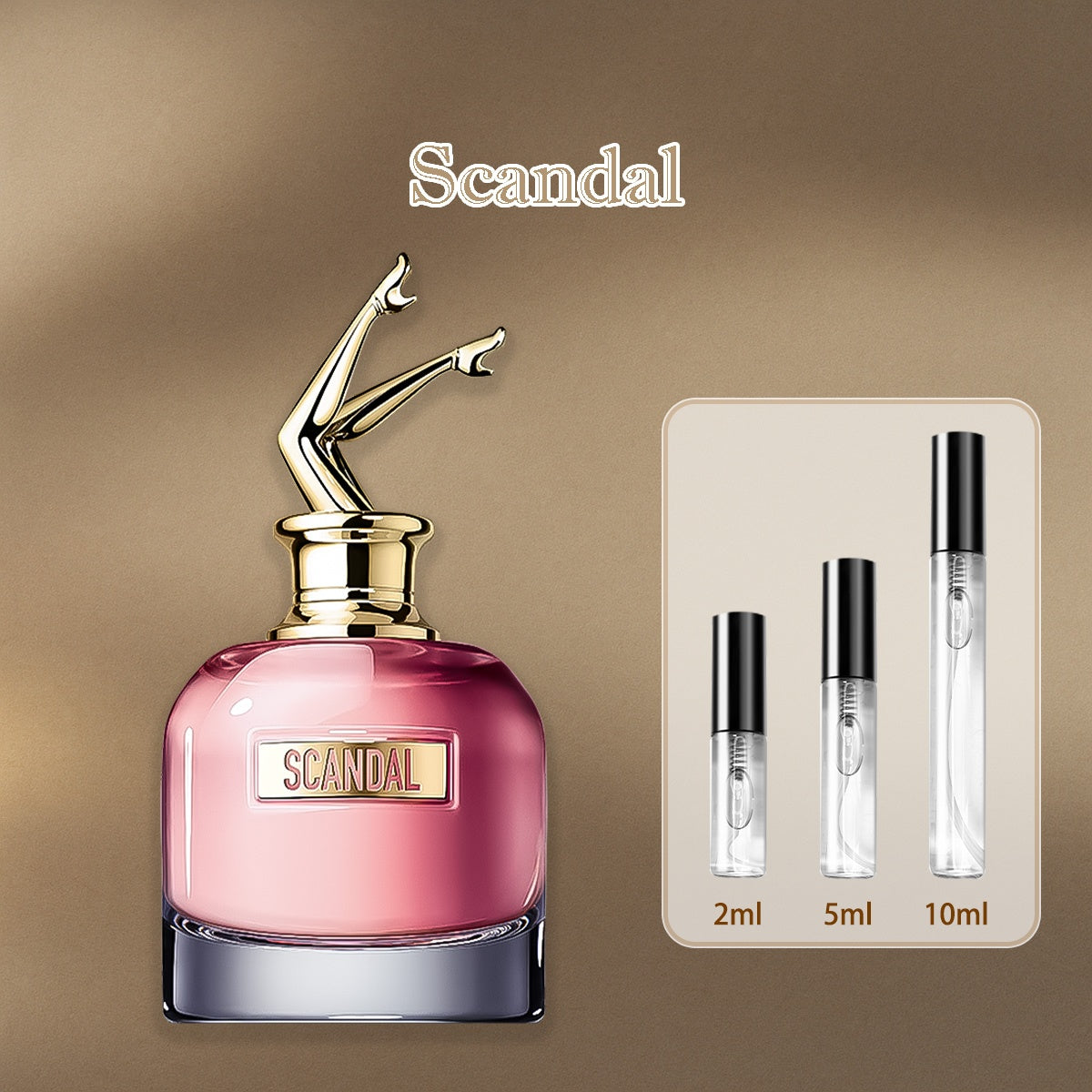 【ของแท้✓จัดส่งรวดเร็ว】Scandal EDP & Le Male Le Parfum & Le Beau 2ml/5ml/10ml น้ําหอมชาย ติดทนนาน unisex