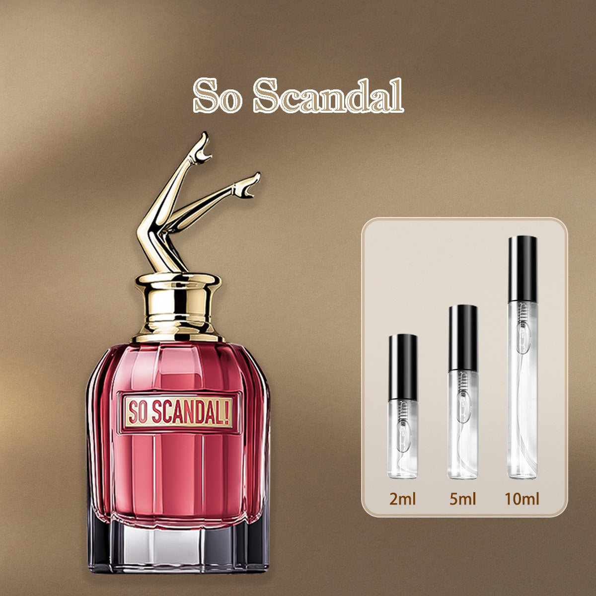 【ของแท้✓จัดส่งรวดเร็ว】Scandal EDP & Le Male Le Parfum & Le Beau 2ml/5ml/10ml น้ําหอมชาย ติดทนนาน unisex