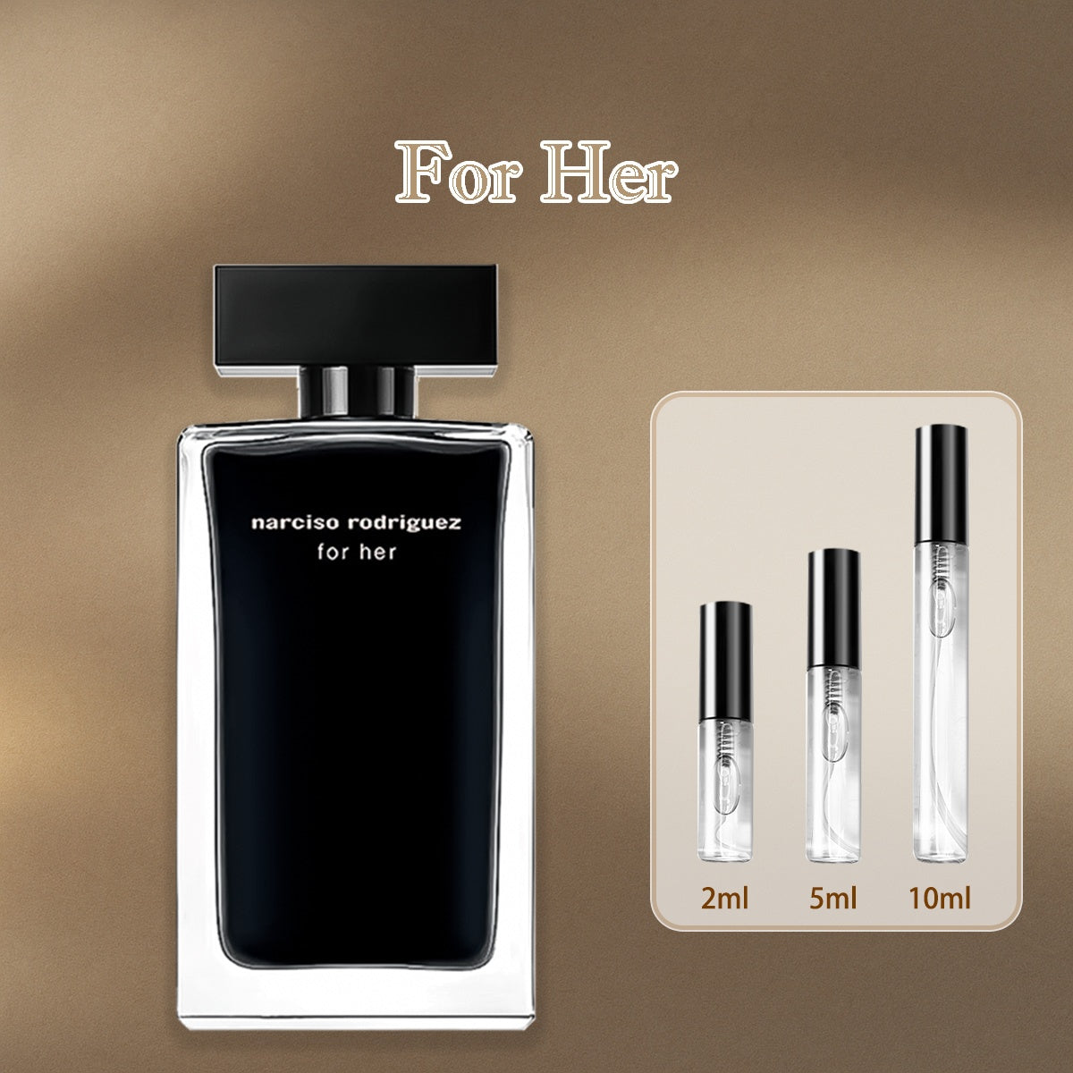 【ของแท้✓จัดส่งรวดเร็ว】 for Her EDP & Fleur Musc for Her 2ml/5ml/10ml น้ําหอมผู้หญิง สินค้าขายดี ขนาดทดลอง น้ำหอมพกพา ติดทนนาน